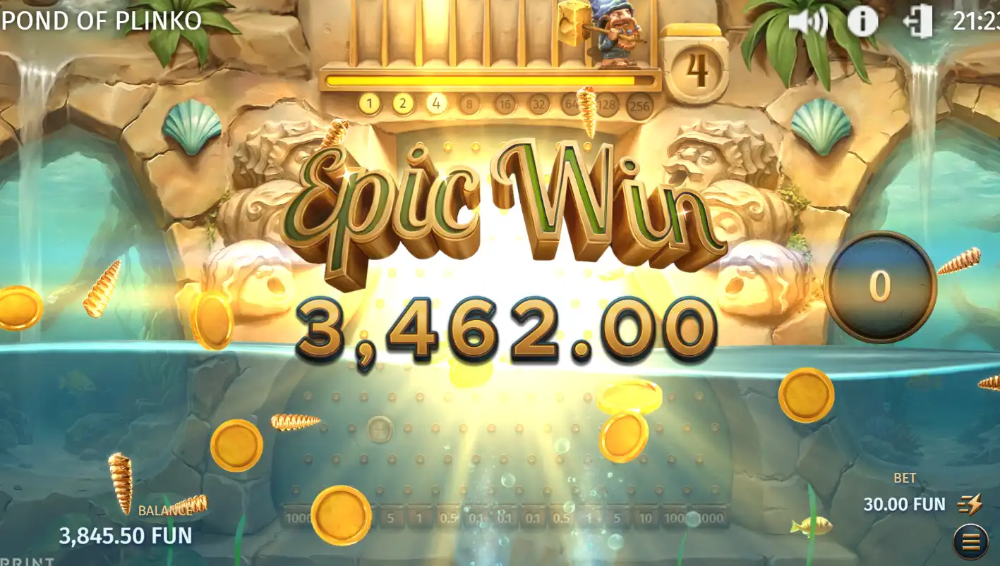 Play Pond of Plinko
